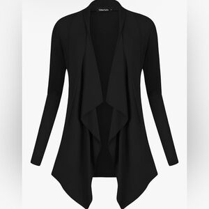 Women’s Medium Black Long Sleeve Cardigan